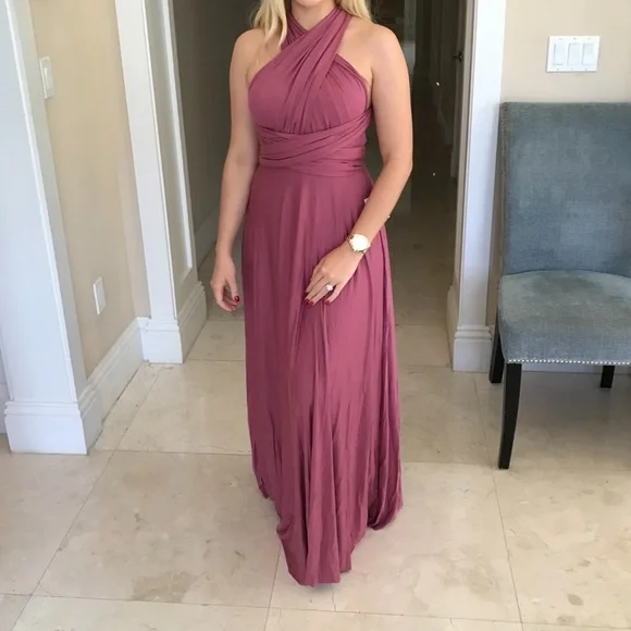 Lulus Dresses Lulus Tricks Of The Trade Convertible Maxi Dress